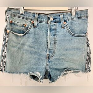 Levi's Light Wash Jean Shorts